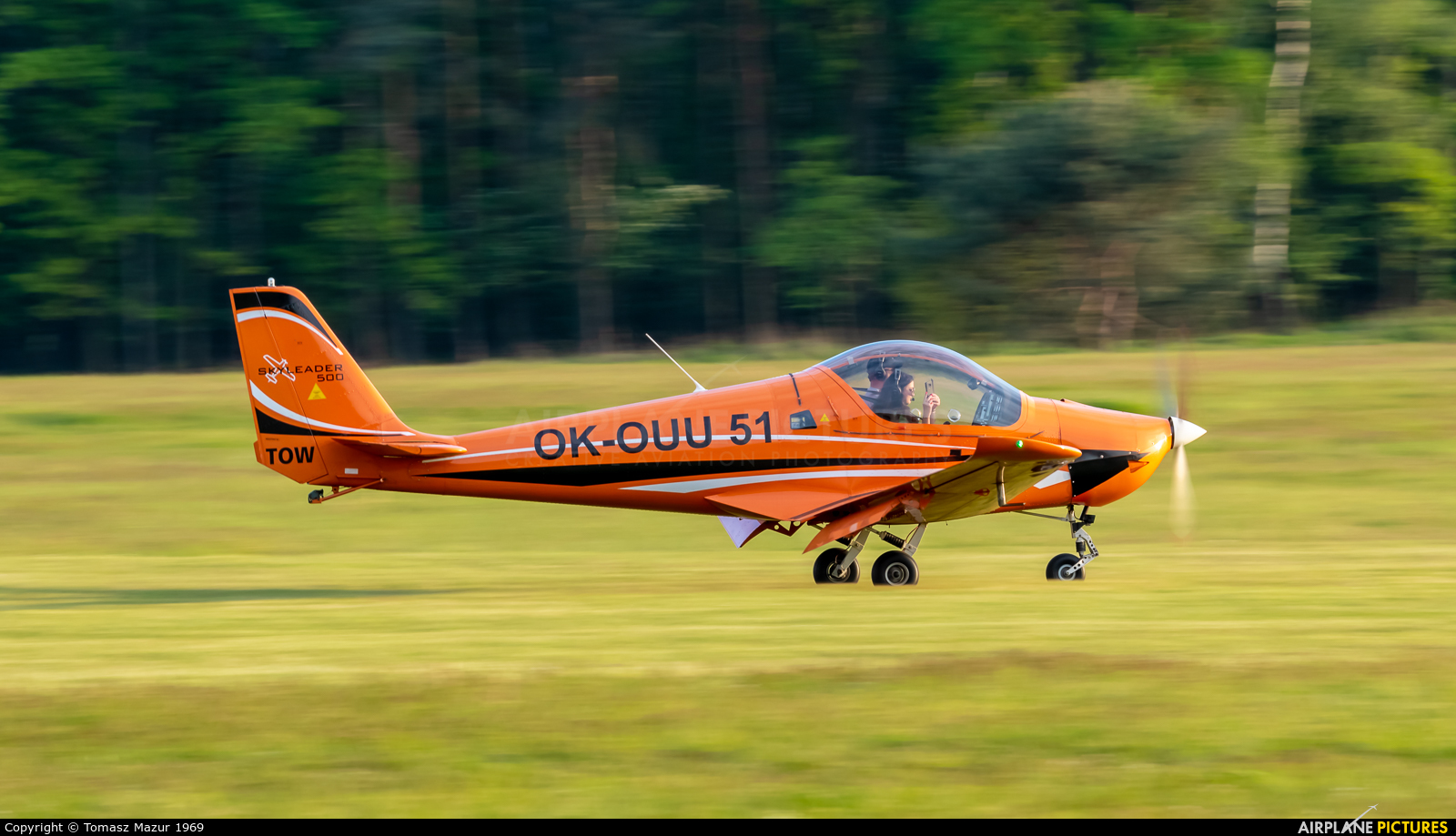 Private OK-OUU51 aircraft at Rybnik - Gotartowice