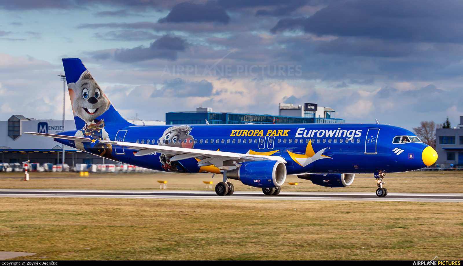 Eurowings D-ABDQ aircraft at Prague - Václav Havel