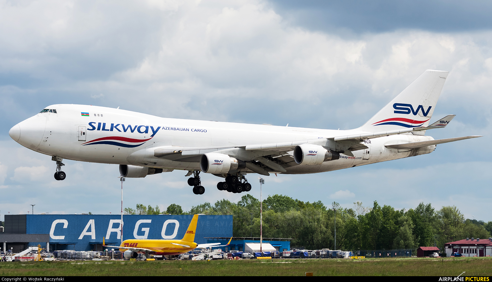 Silk Way Airlines VP-BCR aircraft at Warsaw - Frederic Chopin