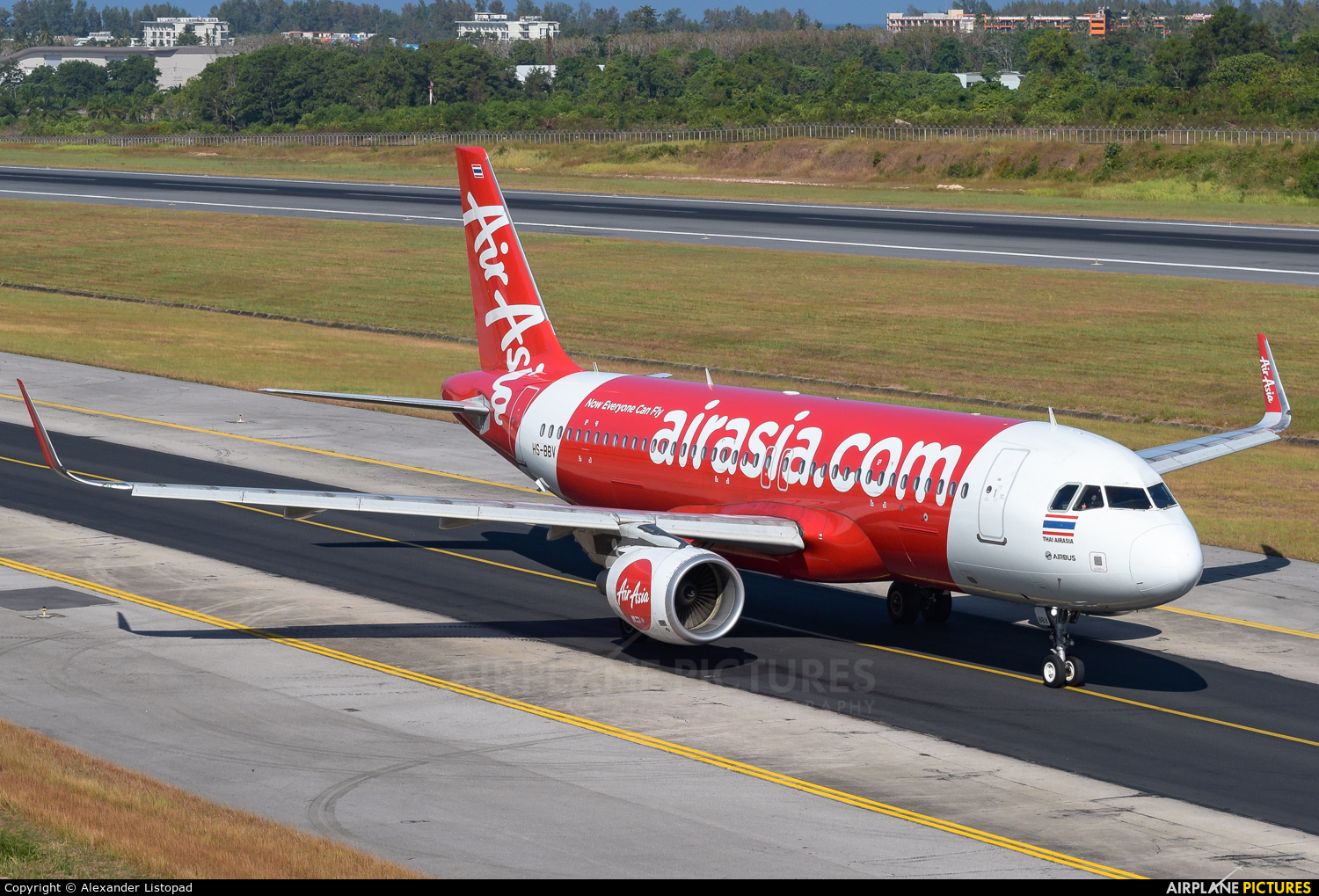 AirAsia (Thailand) HS-BBV aircraft at Phuket