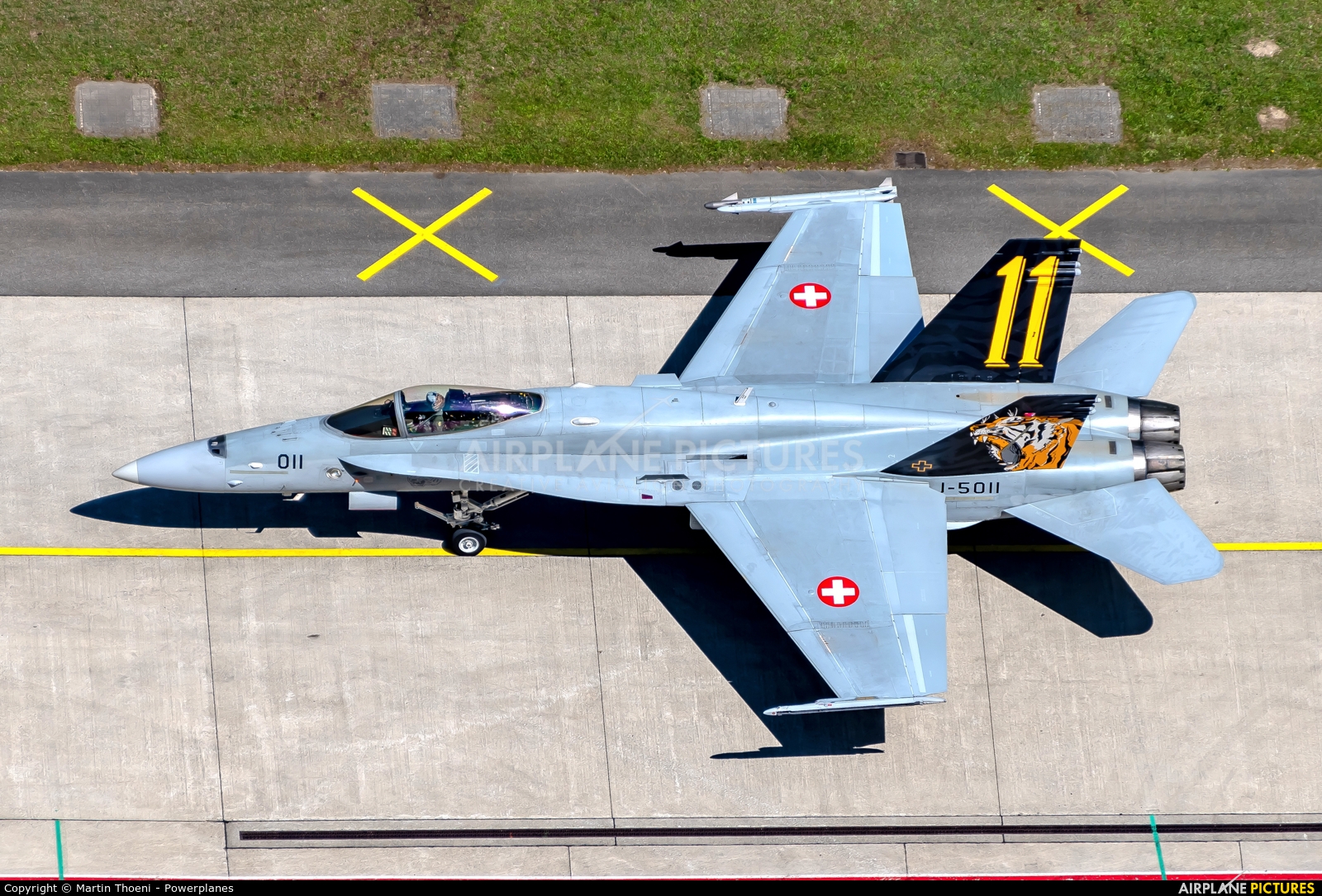 Switzerland - Air Force J-5011 aircraft at Meiringen