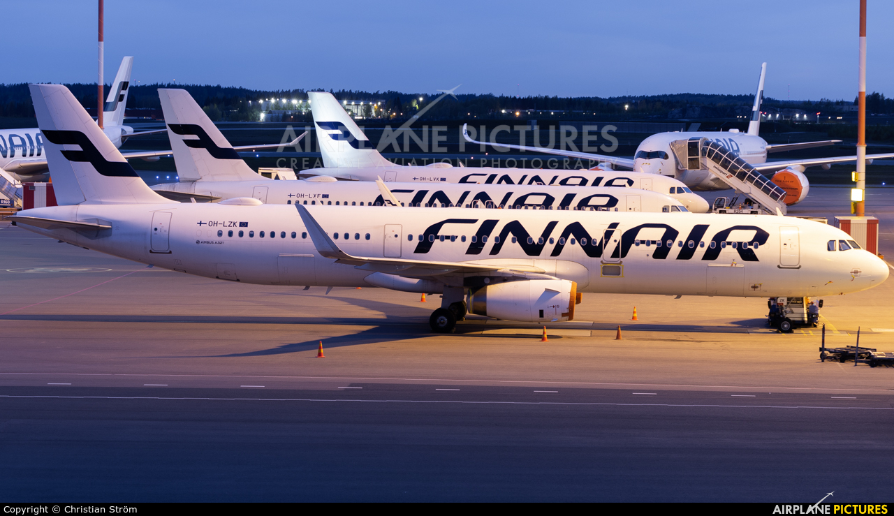 Finnair OH-LZK aircraft at Helsinki - Vantaa