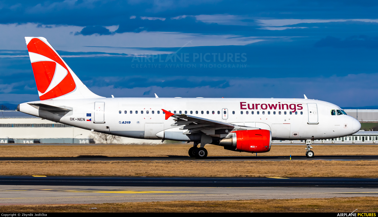 Eurowings OK-NEN aircraft at Prague - Václav Havel