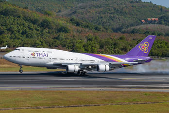 HS-TGG - Thai Airways Boeing 747-400