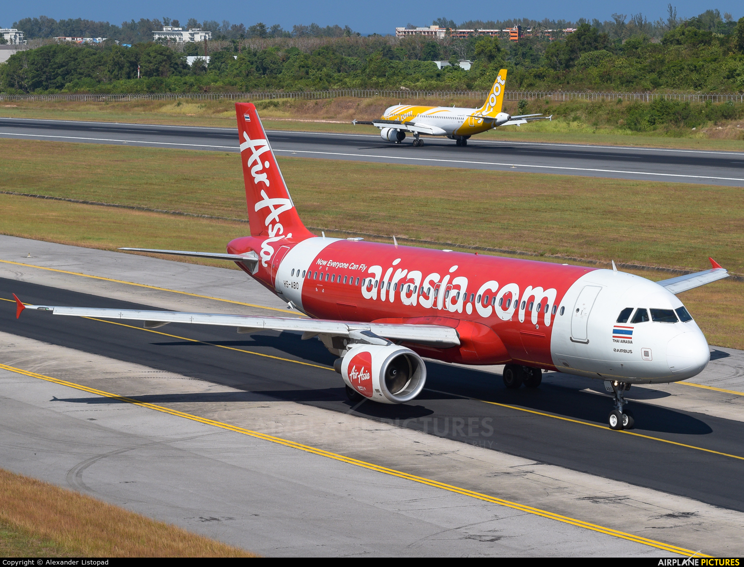 AirAsia (Thailand) HS-ABO aircraft at Phuket