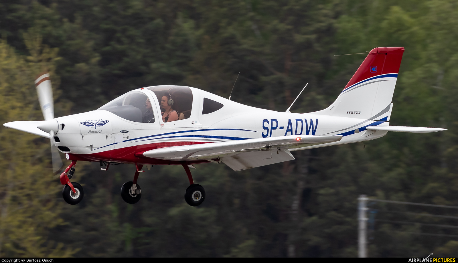 Private SP-ADW aircraft at Gdańsk - Lech Wałęsa