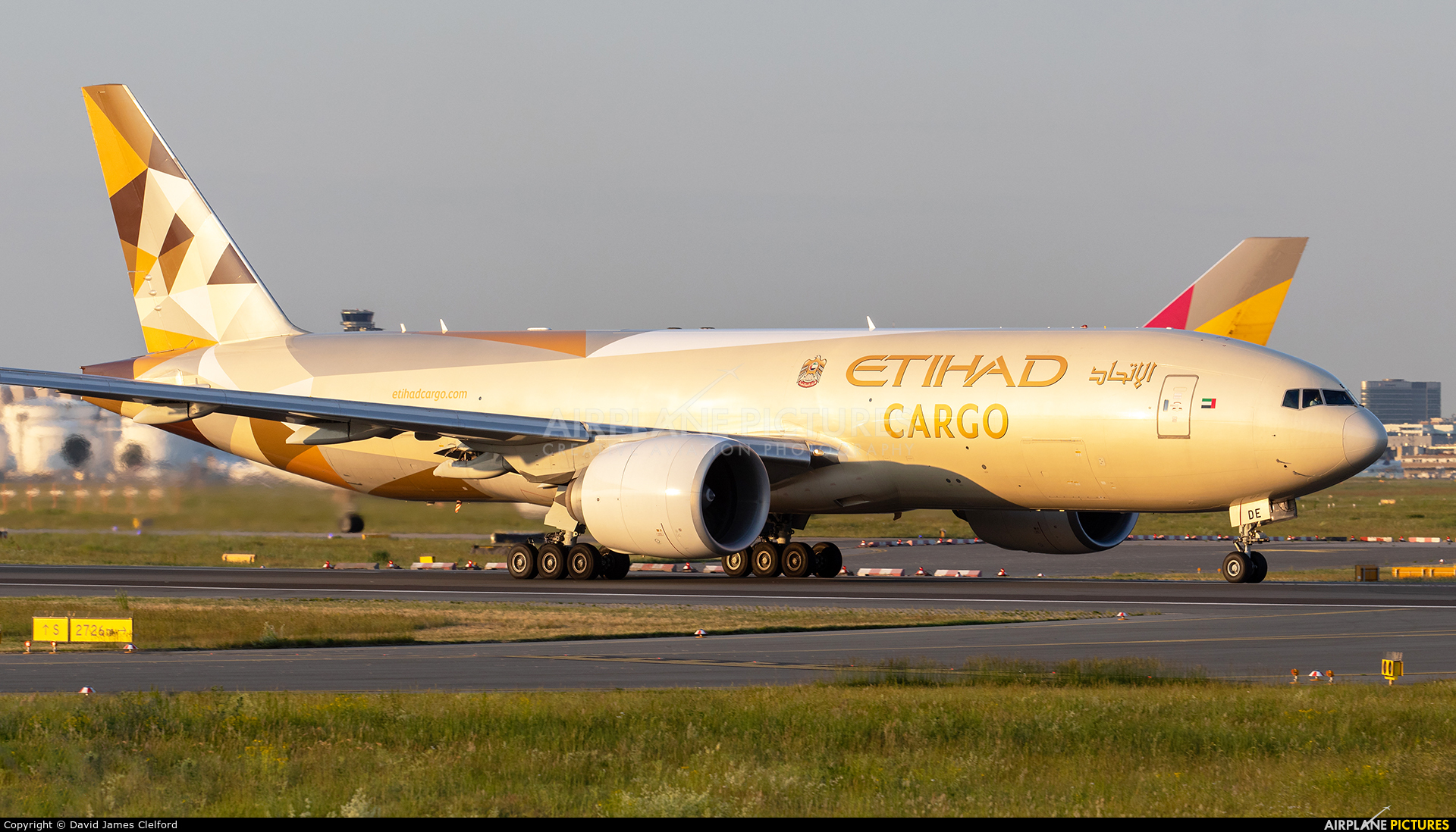 Etihad Cargo A6-DDE aircraft at Frankfurt