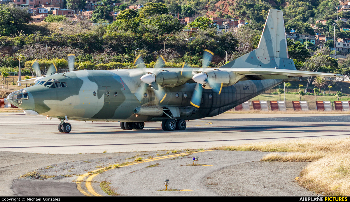 Venezuela - Air Force 1192 aircraft at Caracas - Maiquetia-Simon Bolivar Intl