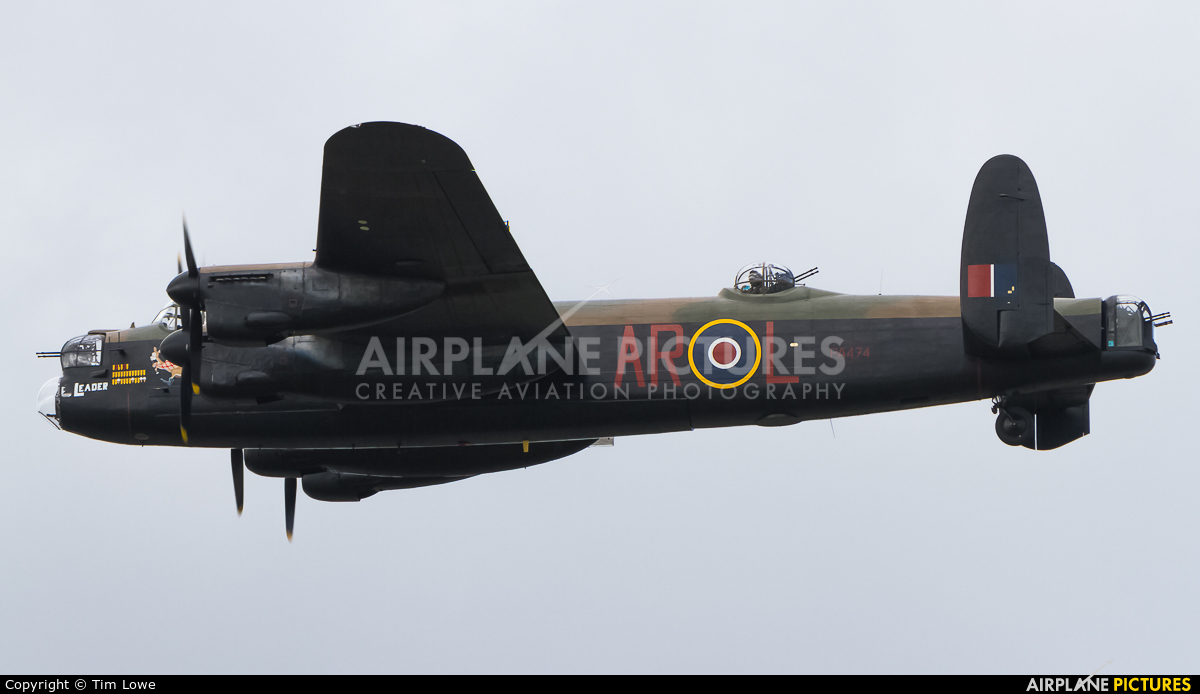 Royal Air Force "Battle of Britain Memorial Flight" PA474 aircraft at Biggin Hill