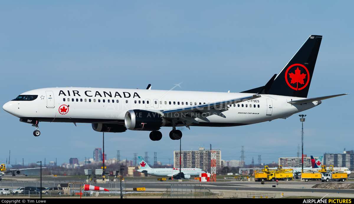 Air Canada C-FSES aircraft at Toronto - Pearson Intl, ON