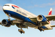 G-YMMN - British Airways Boeing 777-200 aircraft