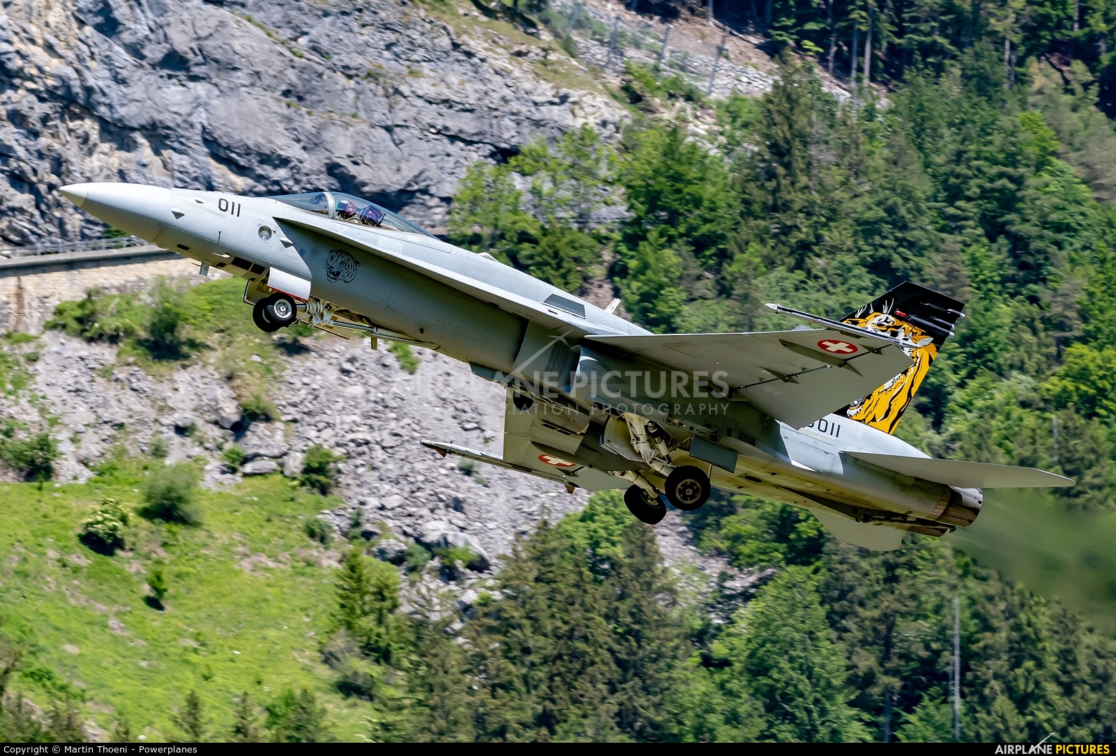 Switzerland - Air Force J-5011 aircraft at Meiringen