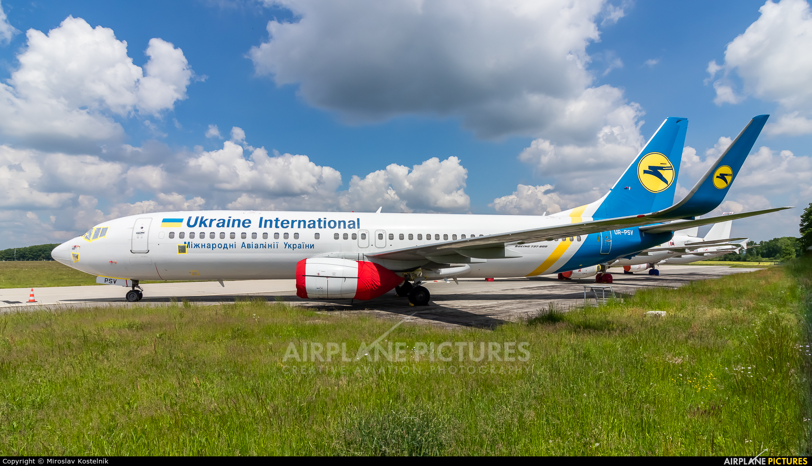 Ukraine International Airlines UR-PSV aircraft at Ostrava Mošnov