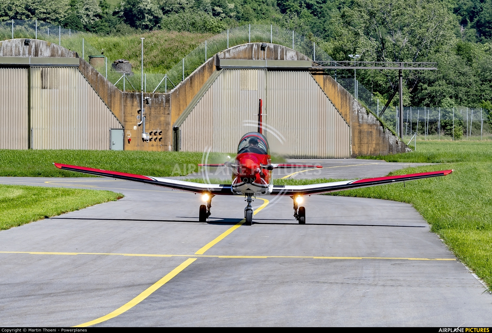 Switzerland - Air Force A-936 aircraft at Alpnach