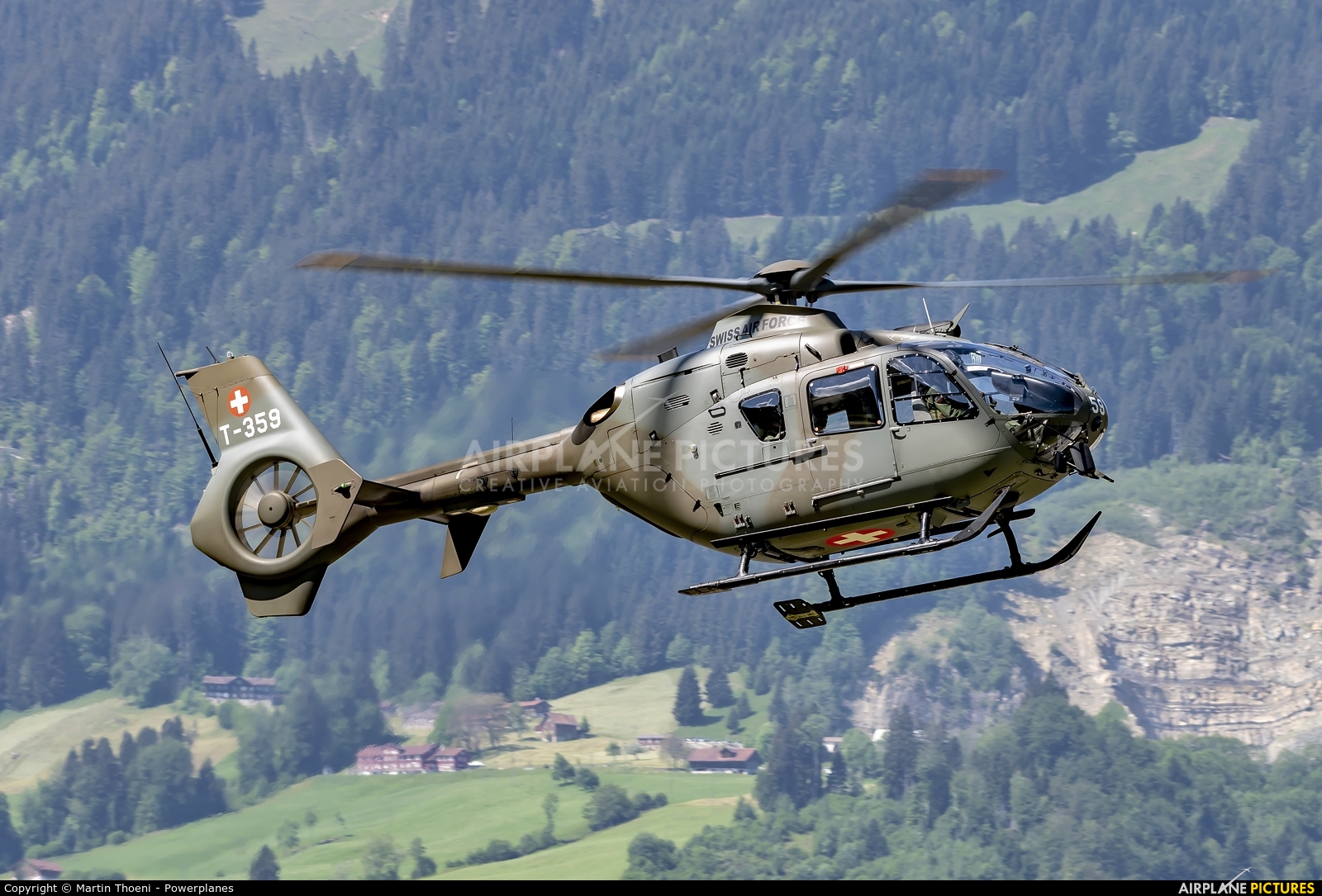 Switzerland - Air Force T-359 aircraft at Alpnach