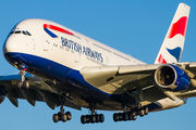G-XLEB - British Airways Airbus A380 aircraft