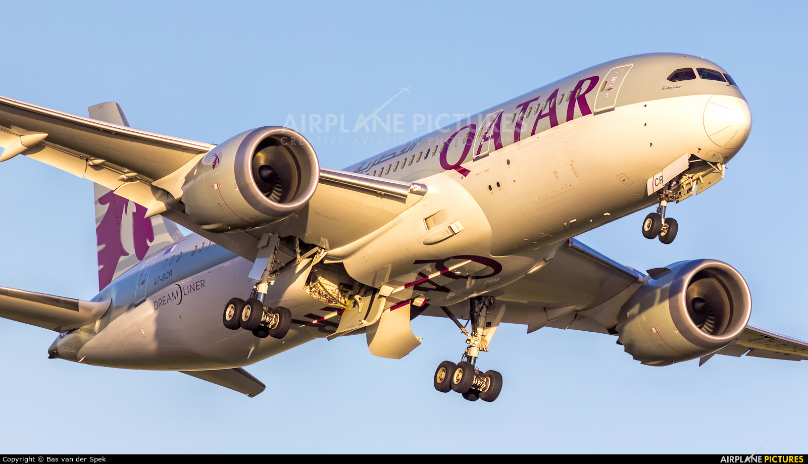 Qatar Airways A7-BCR aircraft at Amsterdam - Schiphol