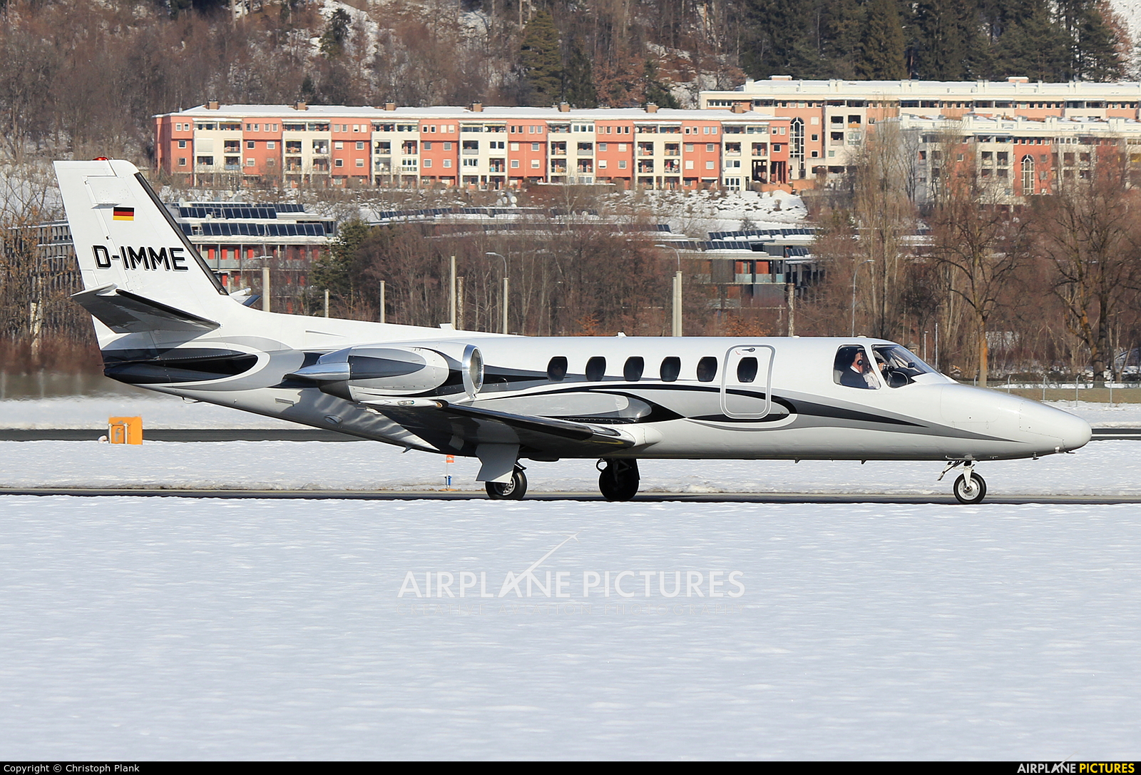 Private D-IMME aircraft at Innsbruck