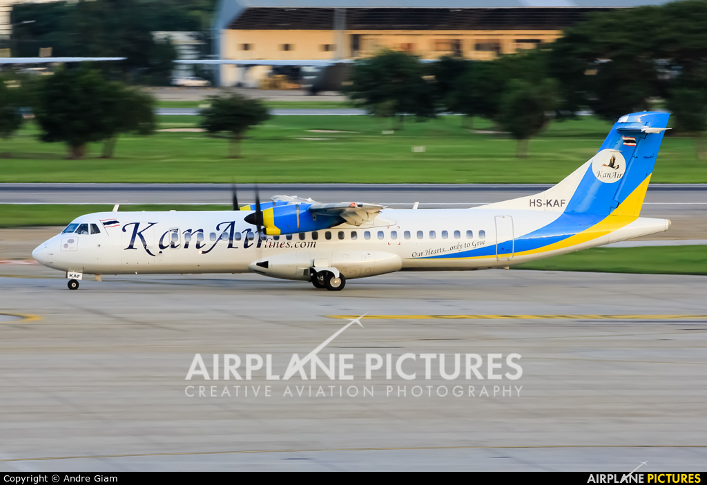 Kan Air HS-KAF aircraft at Bangkok - Don Muang
