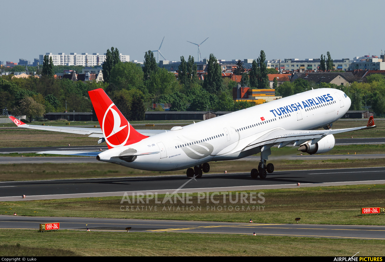 Turkish Airlines TC-JOK aircraft at Berlin - Tegel