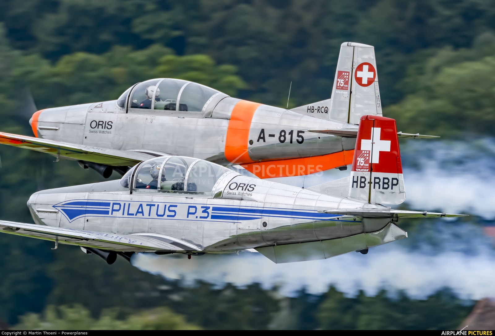 P3 Flyers Ticino HB-RBP aircraft at Payerne