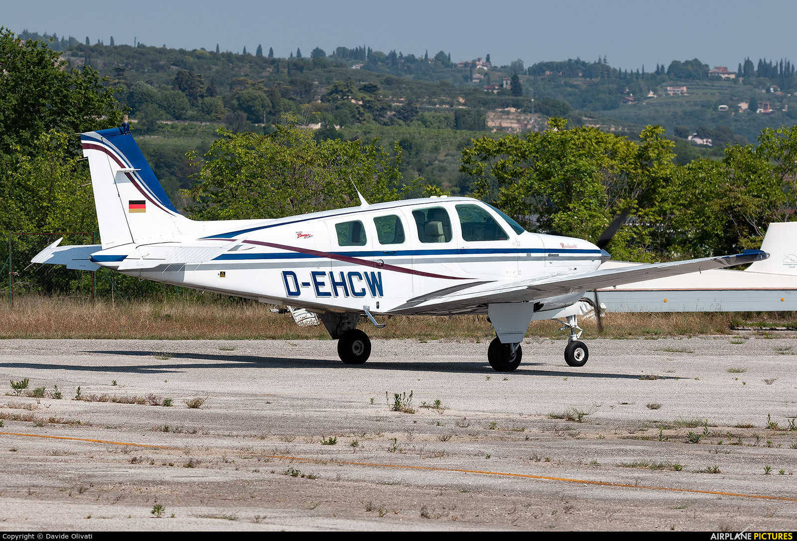 Private D-EHCW aircraft at Verona - Boscomantico