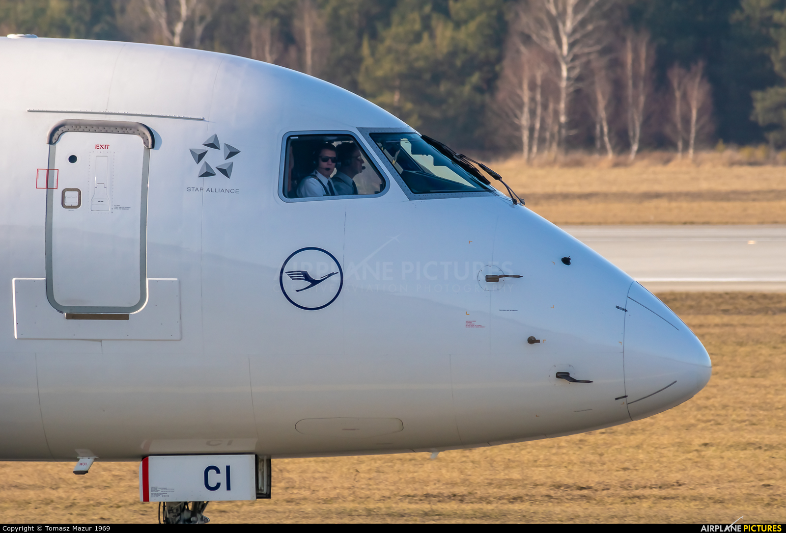 Lufthansa Regional - CityLine D-AECI aircraft at Katowice - Pyrzowice