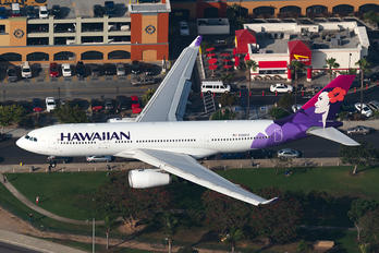 HAWAIIAN AIRLINES AIRBUS A330 AIRCRAFT POSTER PRINT 24x36 HI RES 9MIL PAPER