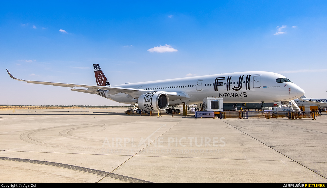 Fiji Airways DQ-FAI aircraft at Jebel Ali Al Maktoum Intl