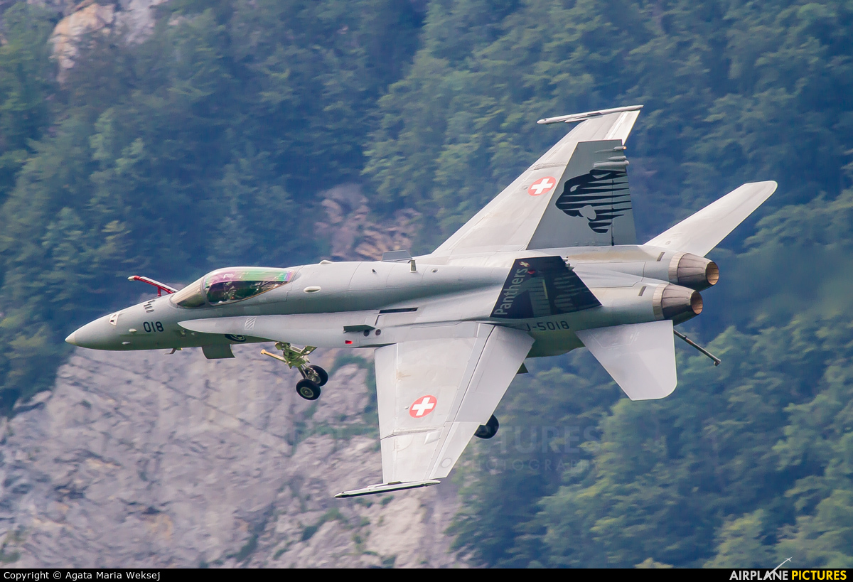 Switzerland - Air Force J-5018 aircraft at Mollis