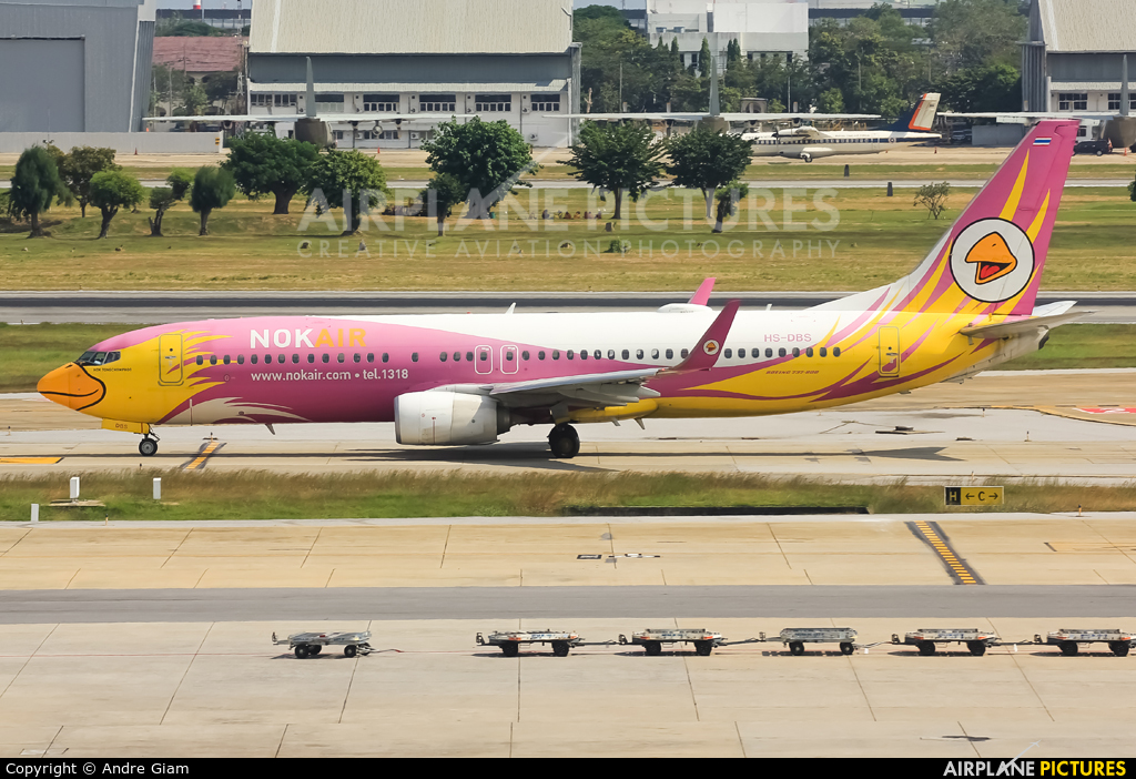 Nok Air HS-DBS aircraft at Bangkok - Don Muang