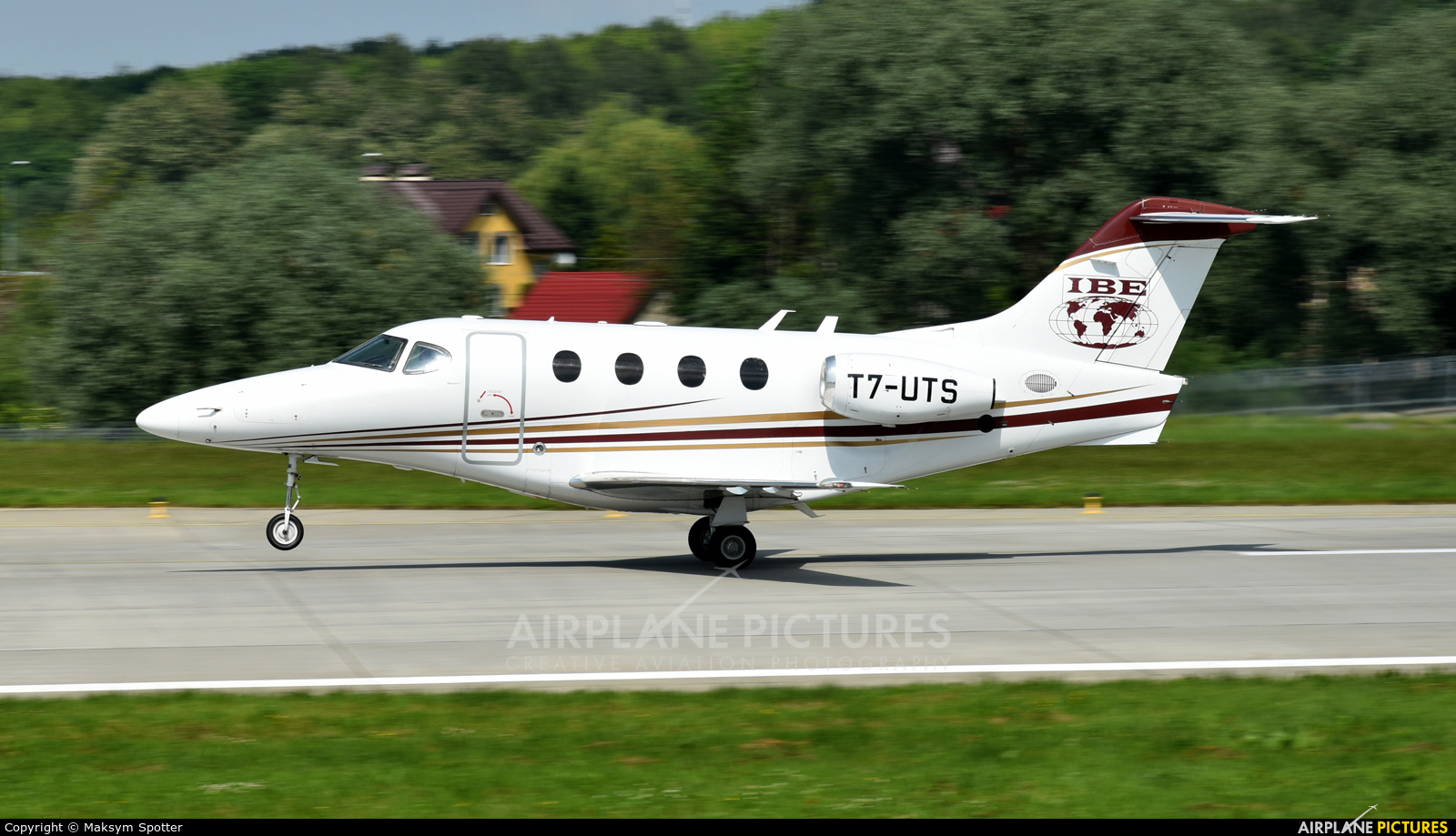 Business Jet Travel T7-UTS aircraft at Lviv Danylo Halytskyi International Airport (Lwów Skniłów)