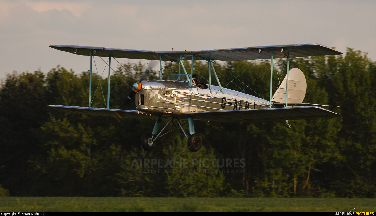 The Shuttleworth Collection G-AEBJ aircraft at Old Warden