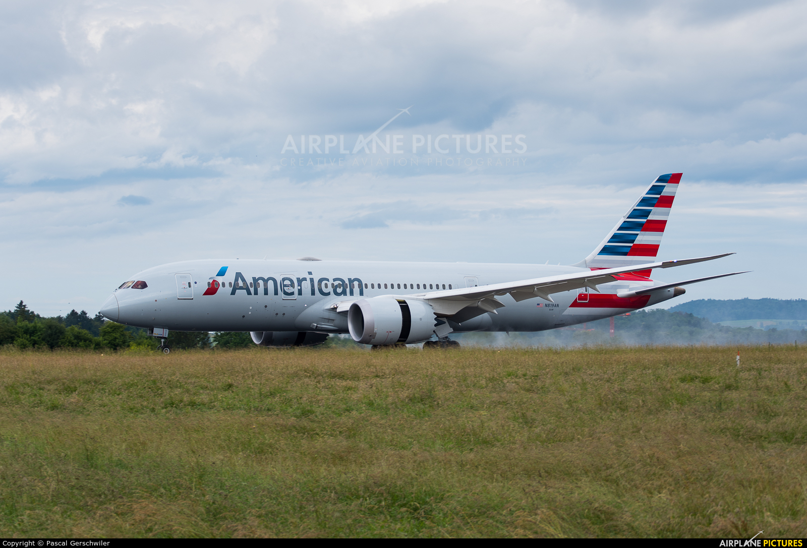 American Airlines N819AN aircraft at Zurich