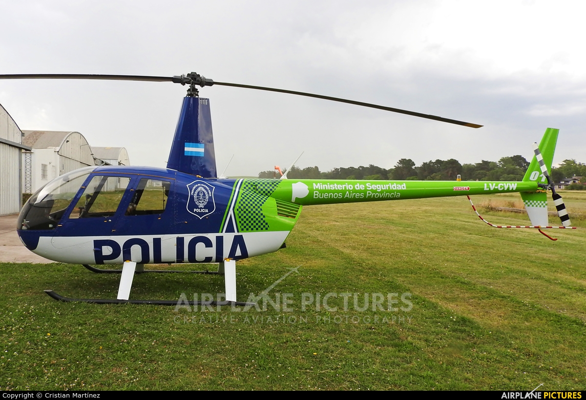 Argentina - Police LV-CVW aircraft at Mar del Plata Astor Piazzolla