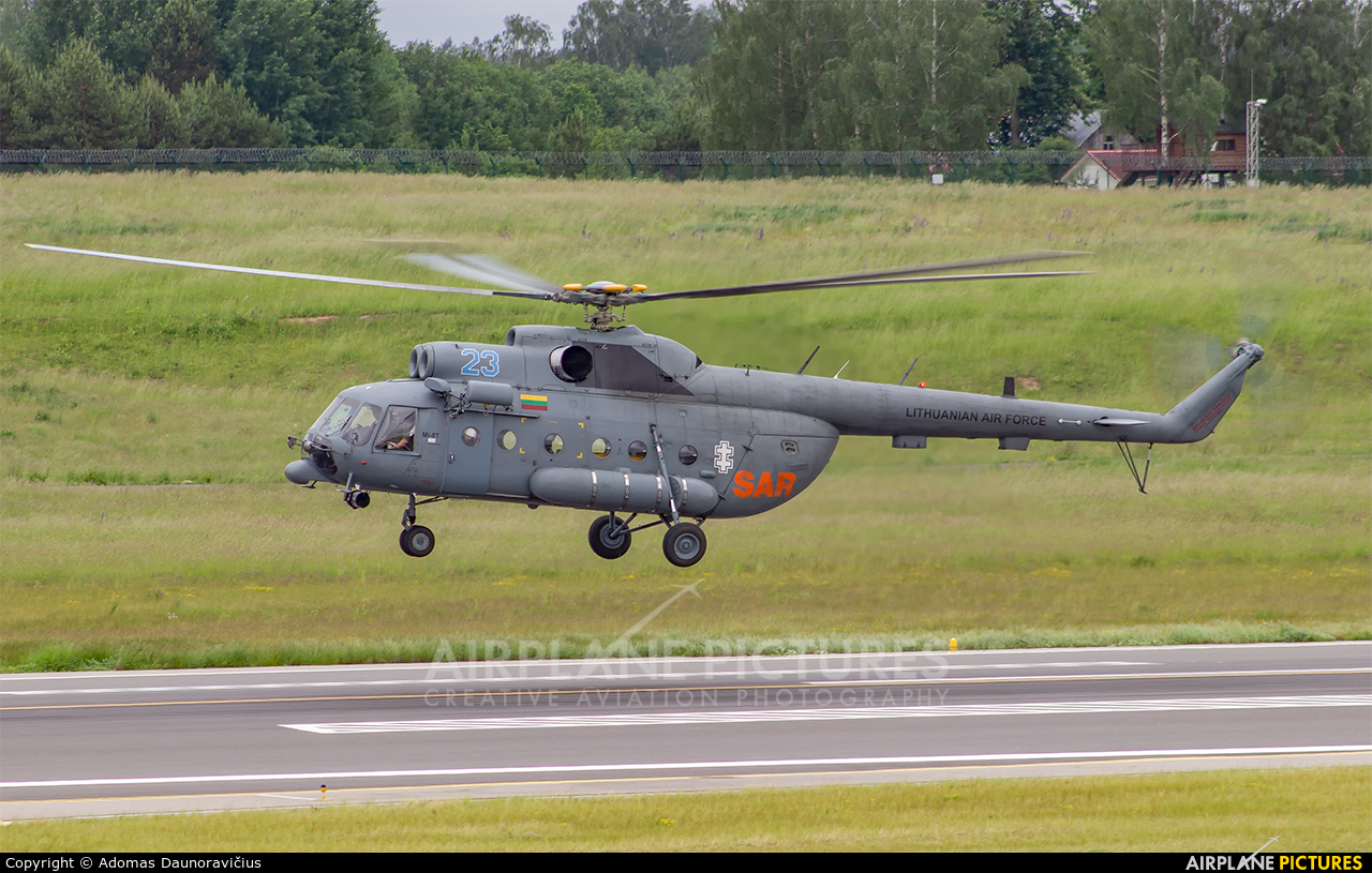Lithuania - Air Force 23 aircraft at Vilnius Intl