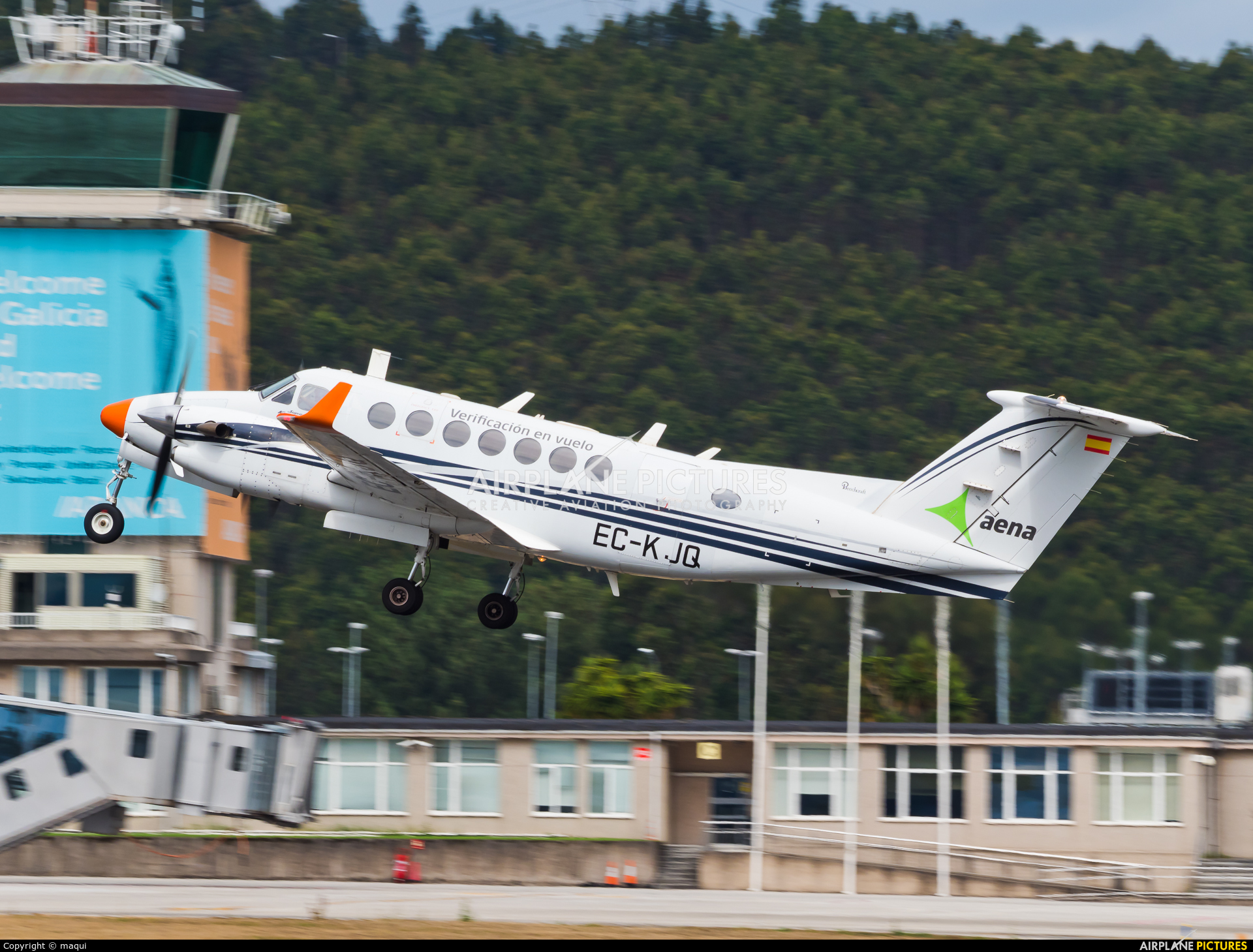 SENASA EC-KJQ aircraft at La Coruña