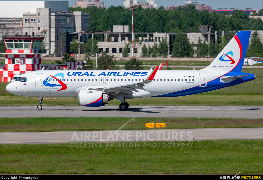 Ural Airlines VP-BRY aircraft at St. Petersburg - Pulkovo