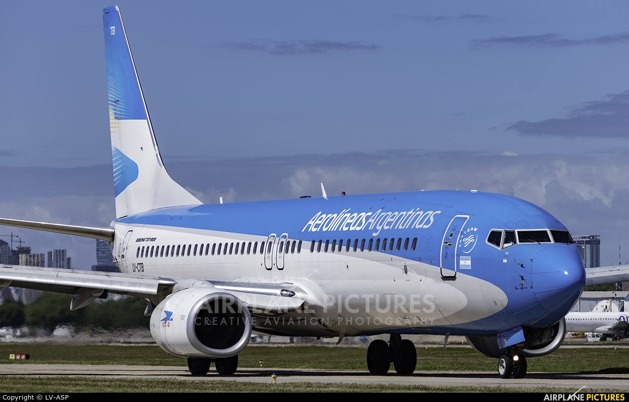 Aerolineas Argentinas LV-CTB aircraft at Buenos Aires - Jorge Newbery