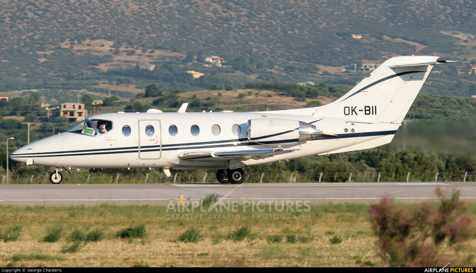 Private OK-BII aircraft at Athens - Eleftherios Venizelos