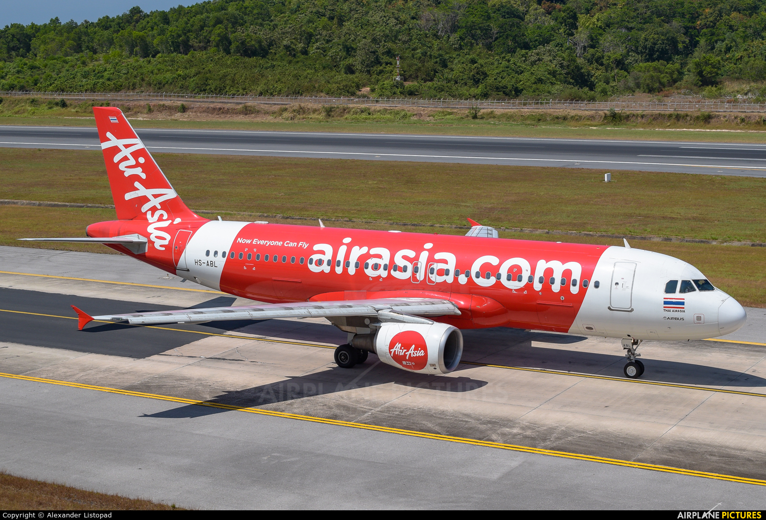 AirAsia (Thailand) HS-ABL aircraft at Phuket