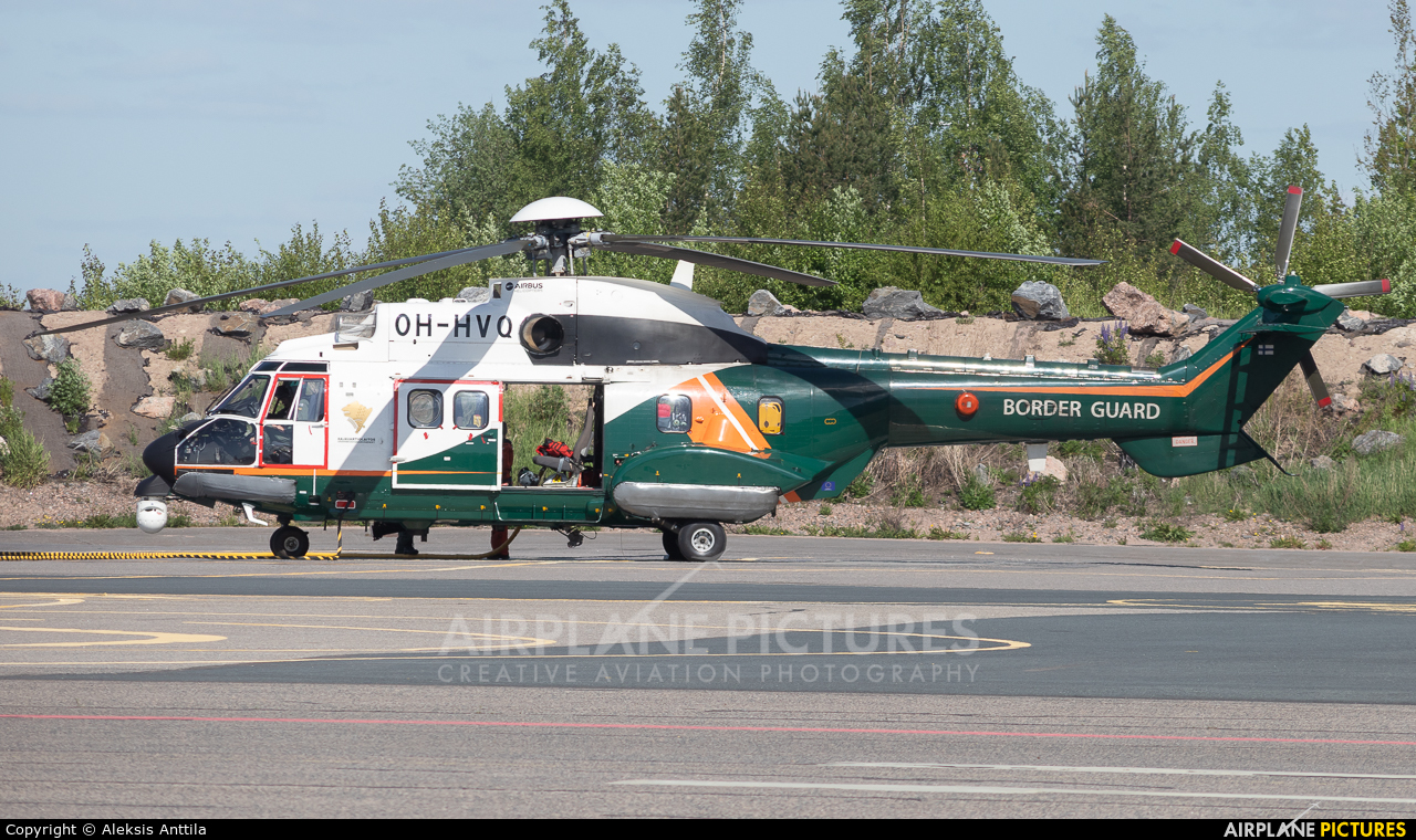 Finland - Border Guard OH-HVQ aircraft at Helsinki - Vantaa