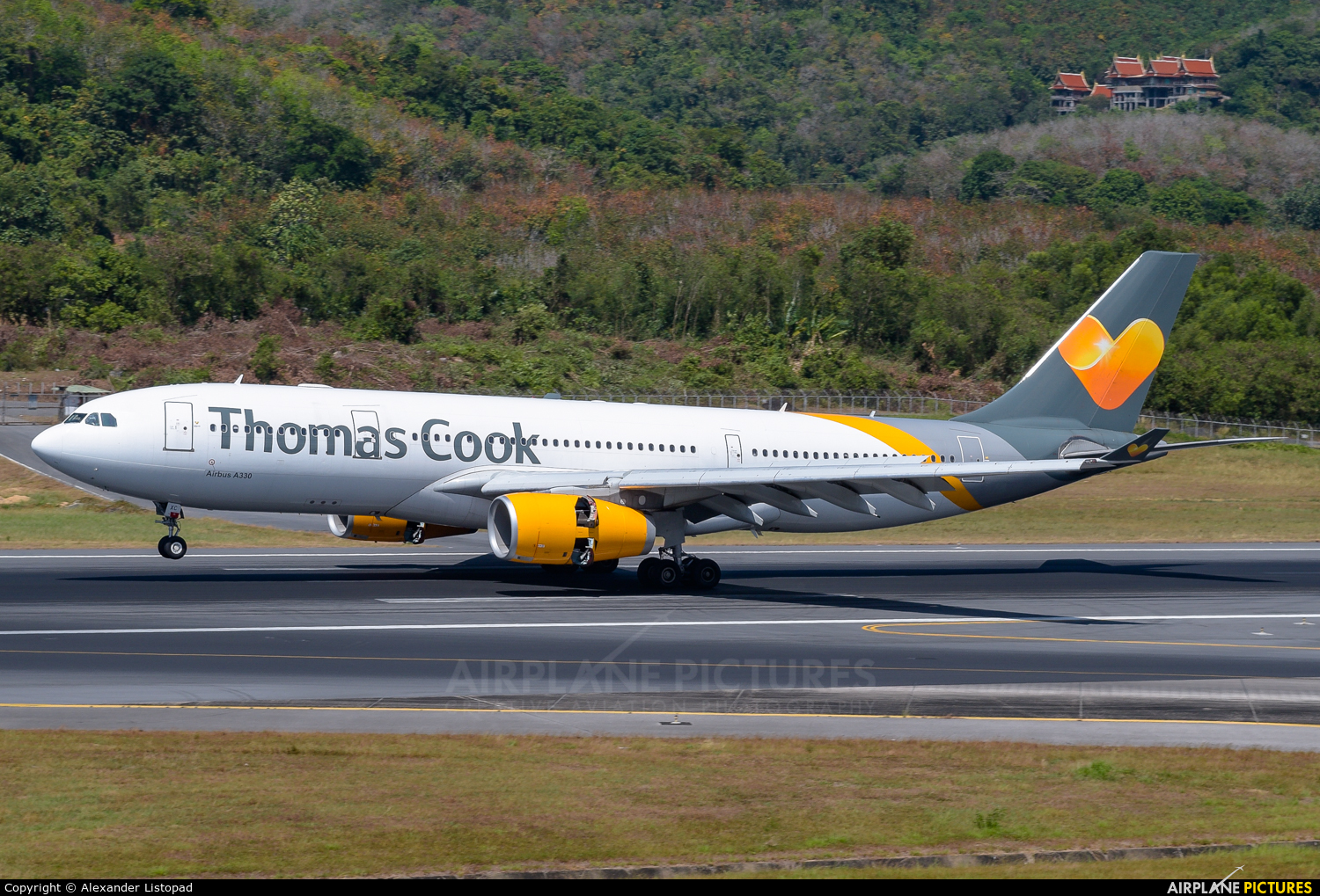 Thomas Cook G-TCXC aircraft at Phuket
