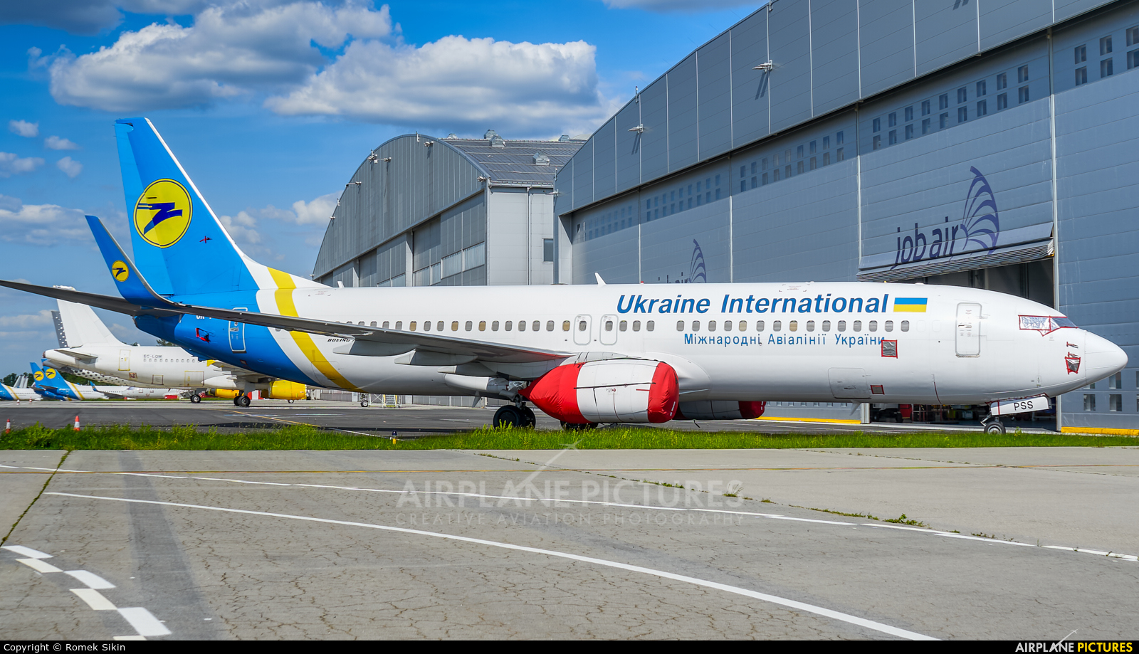 Ukraine International Airlines UR-PSS aircraft at Ostrava Mošnov