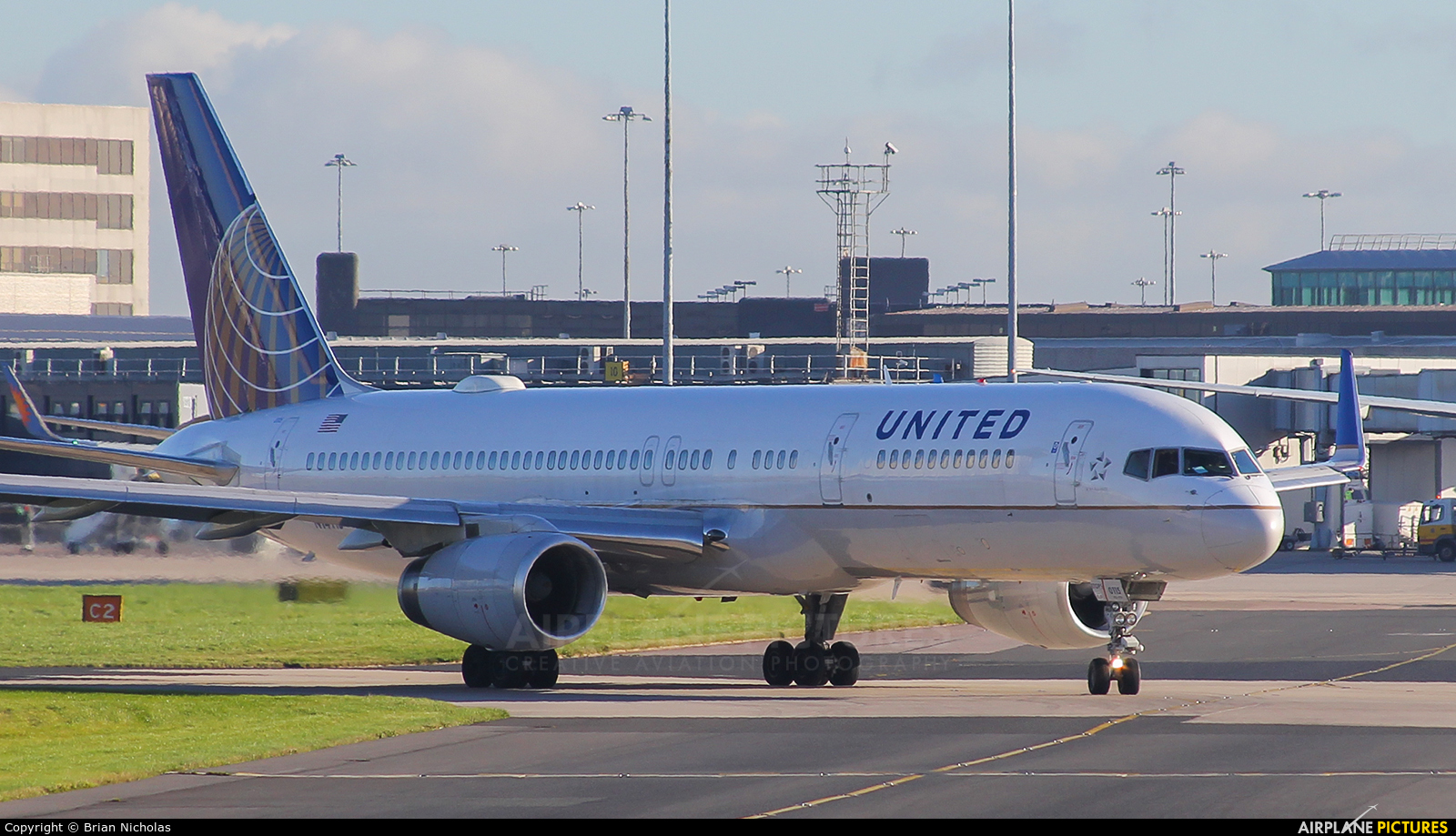 United Airlines N14115 aircraft at Manchester