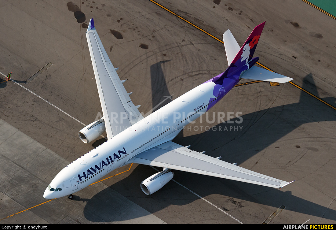 Hawaiian Airlines N388HA aircraft at Los Angeles Intl