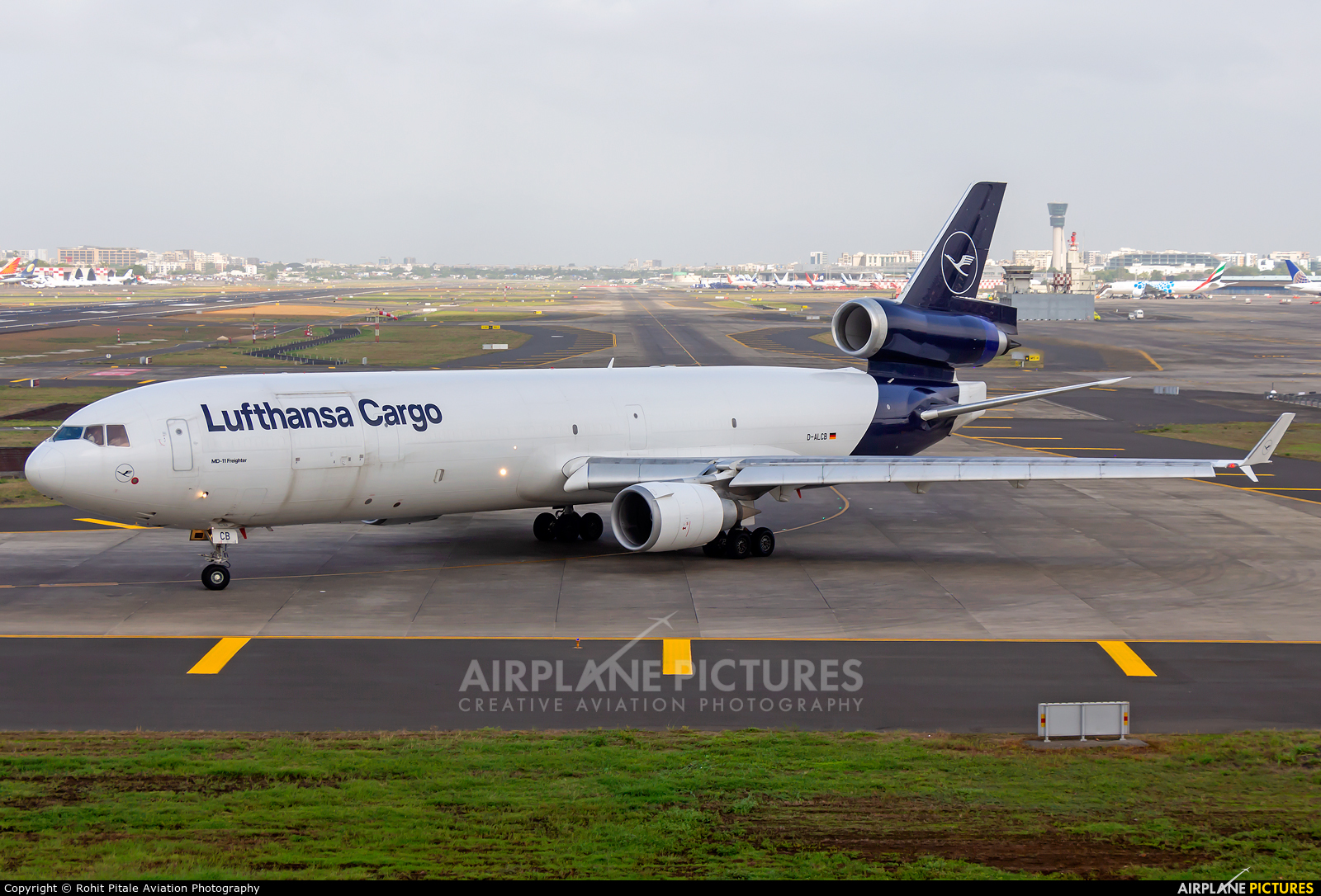 Lufthansa Cargo D-ALCB aircraft at Mumbai - Chhatrapati Shivaji Intl