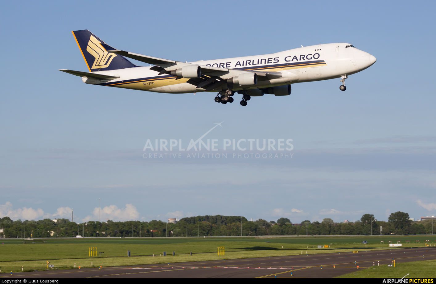 Singapore Airlines Cargo 9V-SFO aircraft at Amsterdam - Schiphol
