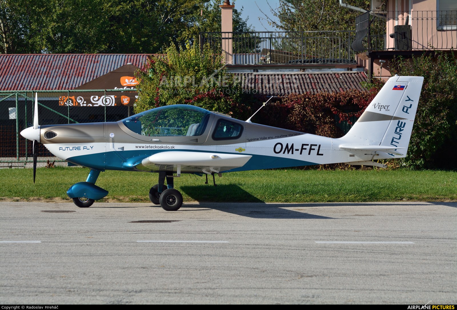 Private OM-FFL aircraft at Bidovce
