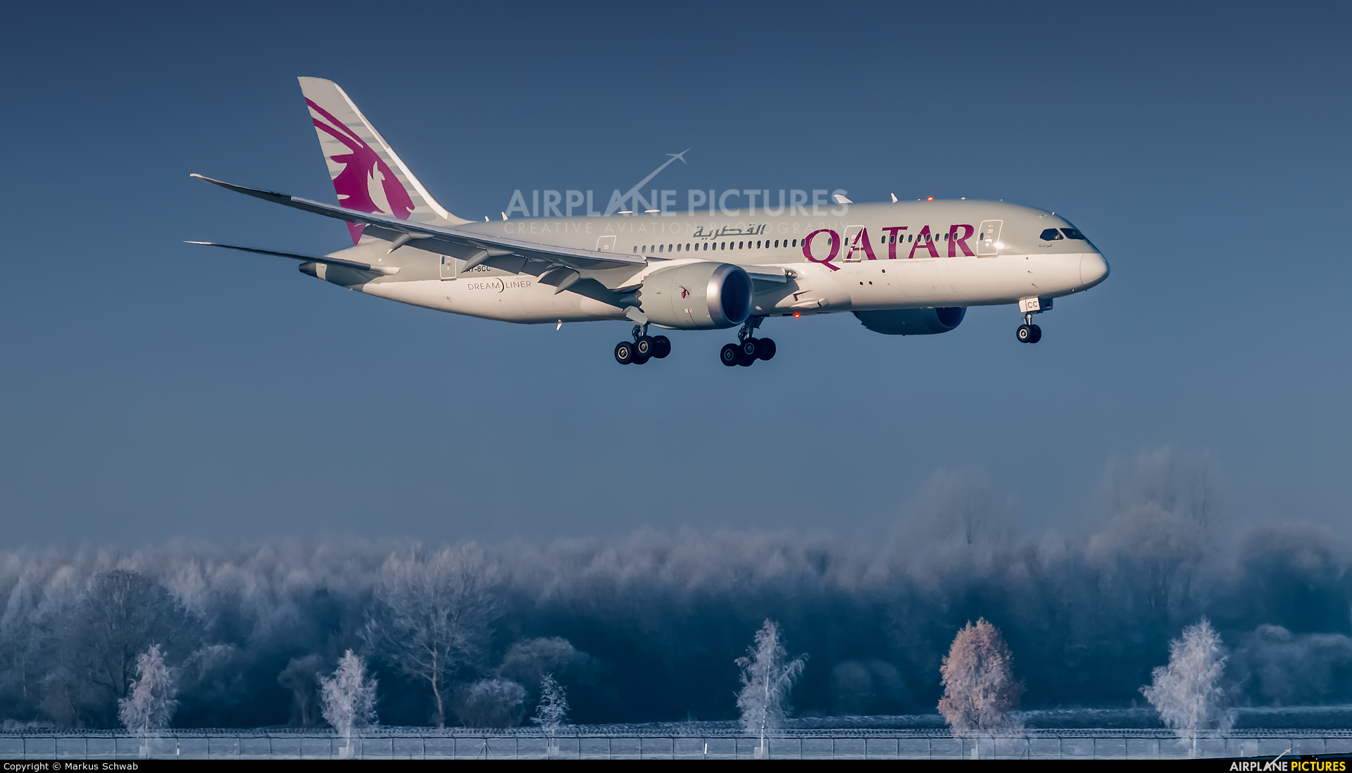 Qatar Airways A7-BCC aircraft at Munich
